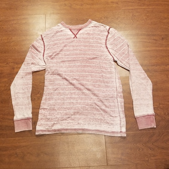 Maroon and White Lightweight Thermal - Picture 1 of 2